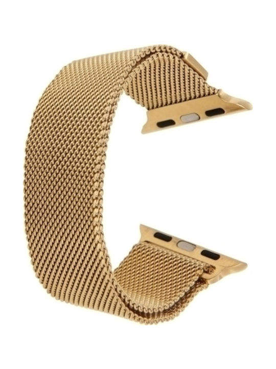Milanese Loop Λουράκι Μεταλλικό Κίτρινο (Apple Watch 42/44/45mm)
