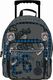 Lyc Sac Bike Line School Bag Trolley Elementary, Elementary in Gray color