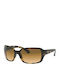 Ray Ban Men's Sunglasses with Brown Tartaruga Horn-Rimmed Frame and Brown Gradient Lenses RB4068 710/51