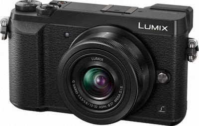 Panasonic Mirrorless Φωτογραφική Μηχανή Lumix DMC-GX80 Micro Four Thirds (4/3") Black