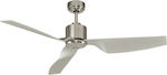 Lucci Air Air Climate II 210525 Ceiling Fan 127cm with Remote Control Brushed Chrome