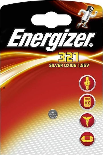 Energizer 321 Батерия Сребърен оксид За часовници SR65 1.55V 1бр