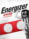 Energizer Μπαταρίες Λιθίου Ρολογιών CR2430 3V 2τμχ