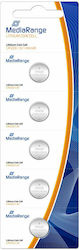 MediaRange Lithium Coin Cell Μπαταρίες CR1220 3V 5τμχ MediaRange Lithium Coin Cell Μπαταρίες CR1220 3V 5τμχ