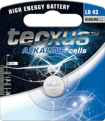 Tecxus Alkalische Uhrenbatterie LR43 1.5V 1 Stück Tecxus Alkalische Uhrenbatterie LR43 1.5V 1 Stück