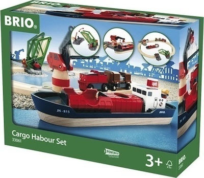 Brio Toys Cargo Harbour Set mit Zug für 3++ Jahre