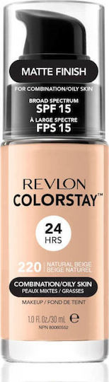 Revlon Colorstay Make-up Combination Oily Skin Liquid Foundation SPF15 30ml