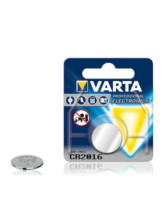 Varta Professional Electronics Μπαταρία Λιθίου Ρολογιών CR2016 3V 1τμχ