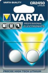 Varta Professionelle Elektronik Uhrenbatterien Lithium CR2450 3V 2 Stück