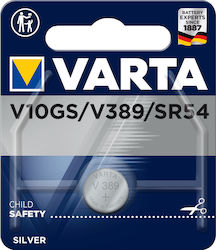 Varta V389 Uhrenbatterie Silber-Oxid SR54 1,55V 1 Stück