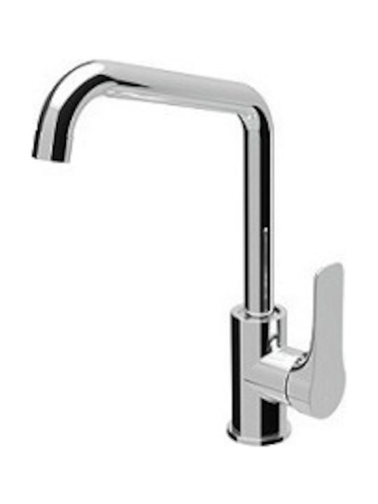 Ottone Meloda Vera Kitchen Faucet Counter Silver