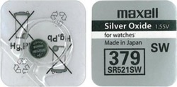 Maxell Zero Mercury 379/SR521SW Μπαταρία Silver Oxide SR63 1.55V 1τμχ Maxell Zero Mercury 379/SR521SW Μπαταρία Silver Oxide SR63 1.55V 1τμχ