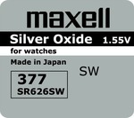 Maxell 377 Μπαταρία Silver Oxide Ρολογιών SR66 1.55V 1τμχ