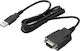 HP Converter Serial male to USB-A male 1pcs J7B60AA