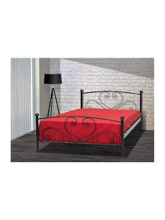 Kalimnos Pat Single Metalic Cupru Pentru Saltea 90x190cm
