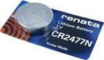 Renata Батерия Литий За часовници CR2477N 3V 1бр