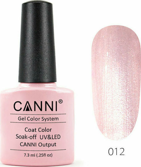 Canni Classic Semi-Permanent Nail Polish 012 Mother of Pearl Cream 7.3ml 1pcs
