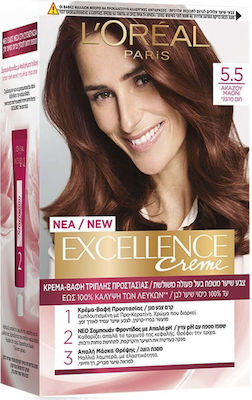 L'Oreal Paris Excellence Cream Colour Set Hair Dye 5.5 Akasou Maoni 48ml