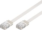 Goobay Flat U/UTP Cat.5e Καλώδιο Δικτύου Ethernet 20m Λευκό