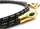 Ricable HDMI 2.0 Premium High Speed 4K 60Hz HDR Geflochtenes Kabel HDMI-Stecker - HDMI-Stecker 1m Schwarz