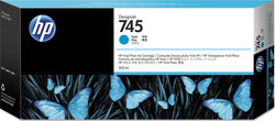 HP 745 Original InkJet Printer Ink Cyan (F9K03A)