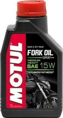 Motul Fork Expert Medium Heavy Motorcycle Suspension Oil 15W 1lt