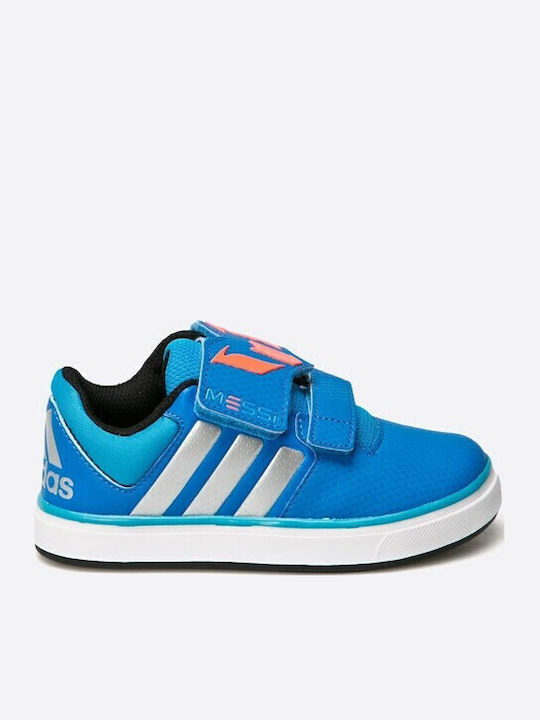 Messi CF K Kids Soccer Cleats Indoor Light Blue