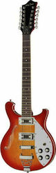 Harley Benton RB-612 Ηλεκτρική Κιθάρα 12χορδη Semiacoustic Cherry Sunburst High Gloss Harley Benton RB-612 Ηλεκτρική Κιθάρα 12χορδη Semiacoustic Cherry Sunburst High Gloss