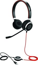 Jabra Evolve 40 MS Duo (USB) On Ear Multimedia Ακουστικά με μικροφωνο και σύνδεση USB-A