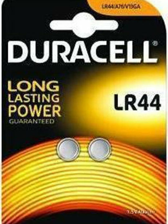Duracell Long Lasting Power Αλκαλικές Μπαταρίες Ρολογιών LR44 1.5V 2τμχ