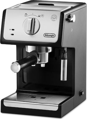 De'Longhi ECP 33.21 BK Μηχανή Espresso 1100W Πίεσης 15bar Ασημί