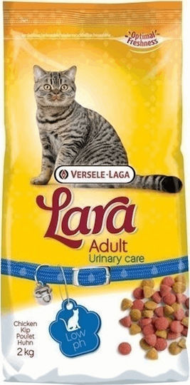 Versele Laga Lara Adult Urinary Care Суха Храна за Възрастни Кастрирани Котки с Чувствителна Уринарна Система с Пилешко 2кг