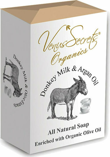 Venus Secrets Donkey Milk & Argan Oil Soap Bar with Olive Oil 150gr