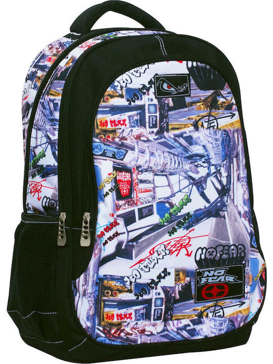 No Fear Wagon Schulranzen Rucksack Junior High-High School Mehrfarbig