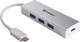 Sandberg USB Hub 3 Ports USB 3.0 with USB-C Connection Silver