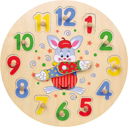 Lemnos Puzzle pentru Copii cu Îmbinări Ceas de Numere pentru 3+ Ani 12buc Viga Toys Lemnos Puzzle pentru Copii cu Îmbinări Ceas de Numere pentru 3+ Ani 12buc Viga Toys