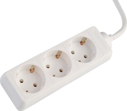 Eurolamp Power Strip 3 Positions with Cable 1.5m