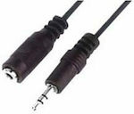 3.5mm male - 3.5mm female Cable Black 3.0m (01.037.0170)
