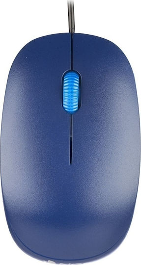 NGS Flame Wired Mouse Blue