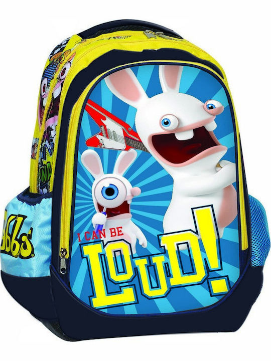 Gim Rabbids School Bag Backpack Elementary, Elementary Multicolored 53lt