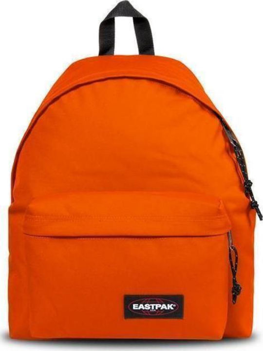 Eastpak Padded Pak'r Curved Pumpkin Σχολική Τσάντα Πλάτης Γυμνασίου - Λυκείου σε Πορτοκαλί χρώμα