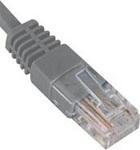 U/UTP Cat.6a Ethernet Network Cable 10m Gray 1pcs