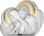 Valenti silver icon of the Holy Family 26,5X21,5 81245/5