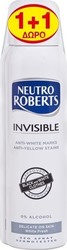 Neutro Roberts Invisible Αποσμητικό σε Spray 2x150ml