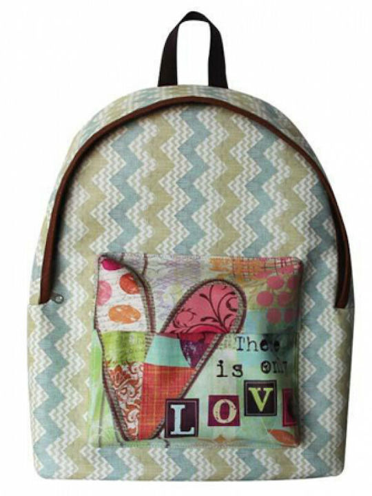 Tesoro Love School Bag Backpack Junior High-High School Multicolored