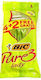 Bic Pure 3 Lady Disposable Razors with 3 Blades & Lubricating Tape Aloe Vera 6pcs