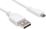 Sandberg Regulat USB 2.0 spre micro USB Cablu Alb 3m (440-72) 1buc
