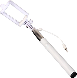 HL184.05 Selfie Stick with 3.5mm Cable White