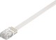 Goobay Flat U/UTP Cat.6 (Gigabit) Καλώδιο Δικτύου Ethernet 15m Λευκό