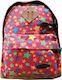 Keyroad Stars School Bag Backpack Junior High-High School Multicolored